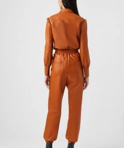 French Connection Crolenda Vegan Leather Joggers