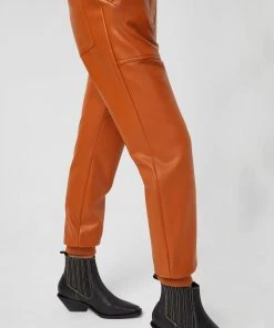 French Connection Crolenda Vegan Leather Joggers