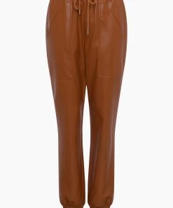 French Connection Crolenda Vegan Leather Joggers