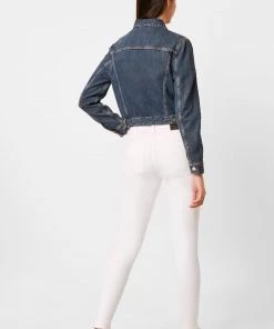 French Connection Macee Micro Western Denim Jacket