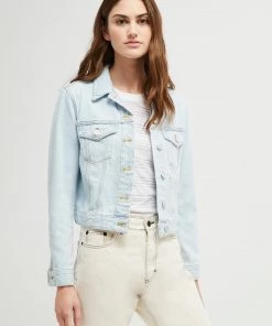 French Connection Coats & Jackets Macee Micro Western Denim Jacket