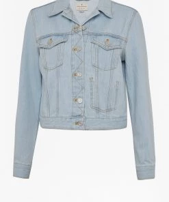 French Connection Coats & Jackets Macee Micro Western Denim Jacket