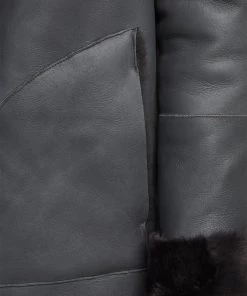 French Connection Zelda Shearling Zip Reversible Coat Coats & Jackets