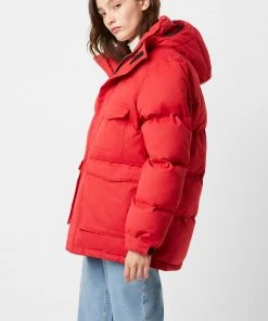 French Connection Micro Cotton Drill Puffer Jacket Coats & Jackets