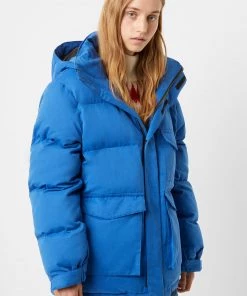 French Connection Micro Cotton Drill Puffer Jacket Coats & Jackets