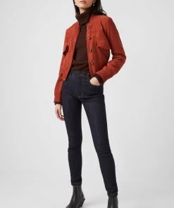 French Connection Alba Suede Biker Jacket 8 French Connection Alba Suede Biker Jacket