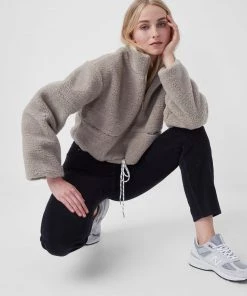 French Connection Anahi Faux Fur Jacket Sale