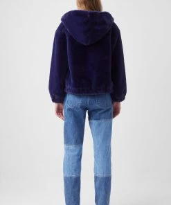 French Connection Sale Buona Faux Fur Hooded Jacket