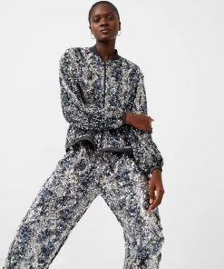French Connection Sale Binalo Sequin Jacket