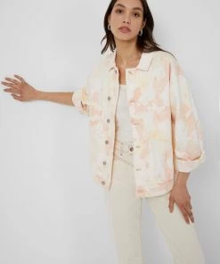French Connection Organic Zaray Natural-Dye Workwear Jacket Sale