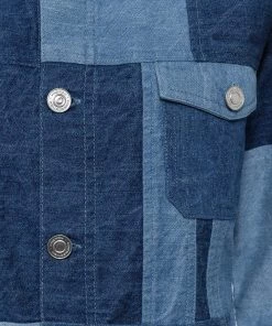 French Connection Coats & Jackets Patched Denim Cropped Jacket 11 French Connection Coats & Jackets Patched Denim Cropped Jacket