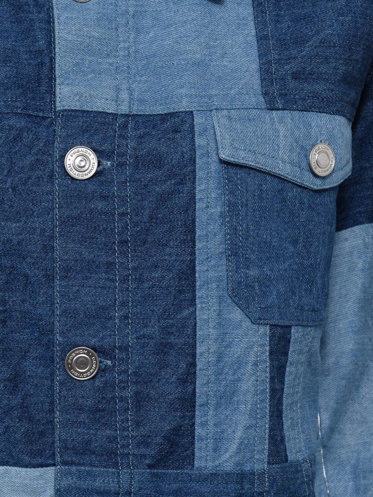 French Connection Coats & Jackets Patched Denim Cropped Jacket 6 French Connection Coats & Jackets Patched Denim Cropped Jacket