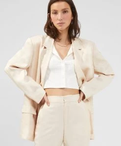 French Connection Arlo Drape Suit Jacket New In