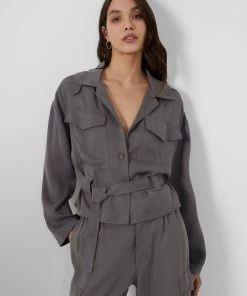 French Connection Coats & Jackets Airietta Lyocell Jacket