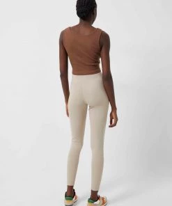 French Connection Fcuk Organic Ribbed Jersey Top Tops