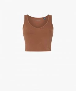 French Connection Fcuk Organic Ribbed Jersey Top Tops