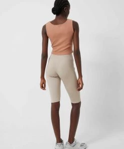 French Connection Fcuk Organic Ribbed Jersey Top