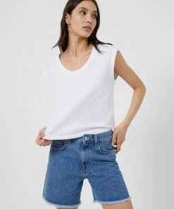 French Connection Perinne Organic Cotton Jersey Top