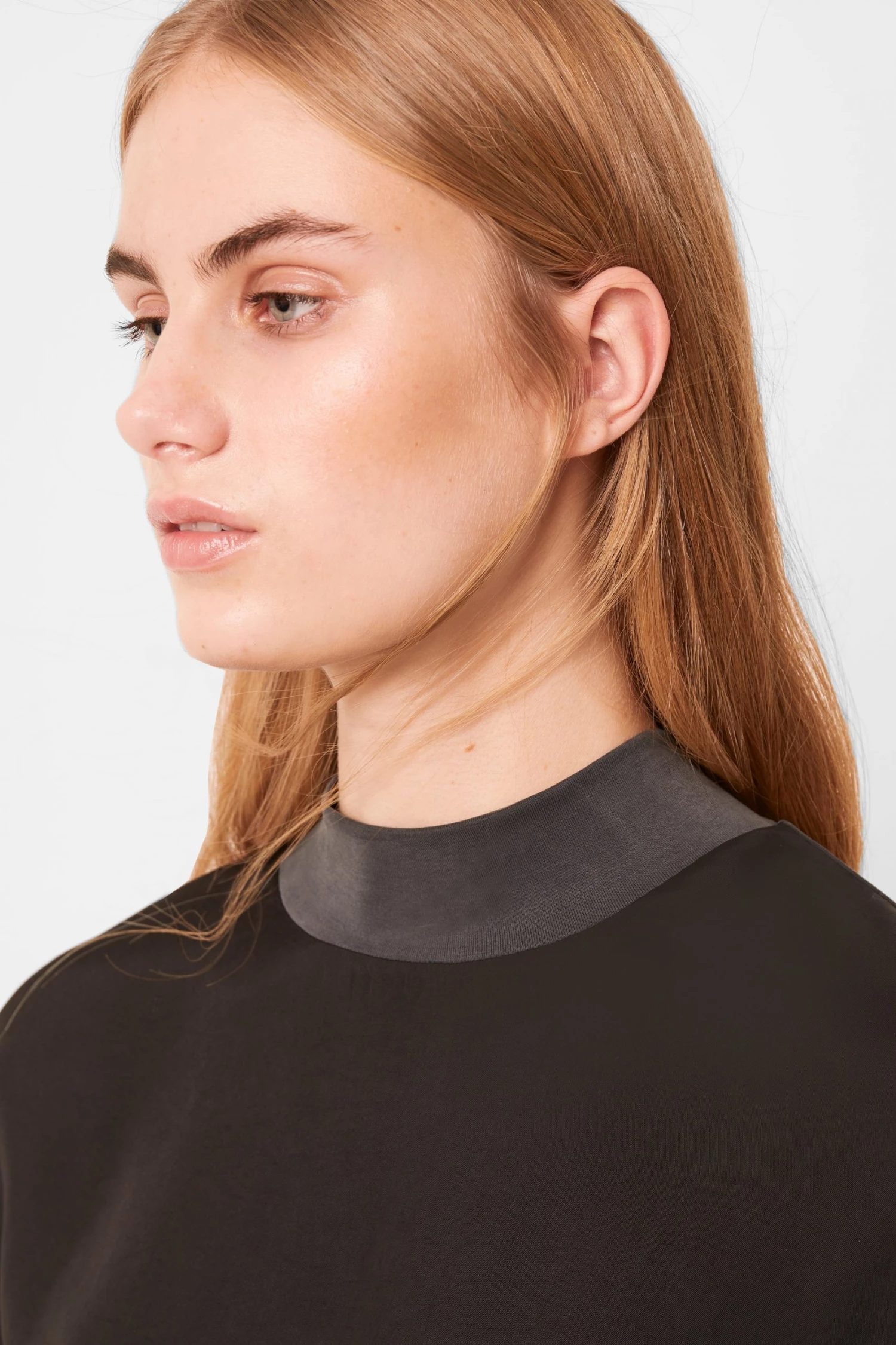 French Connection Tops Ren Cupro Mix Drawstring Hem Tee 5 French Connection Tops Ren Cupro Mix Drawstring Hem Tee