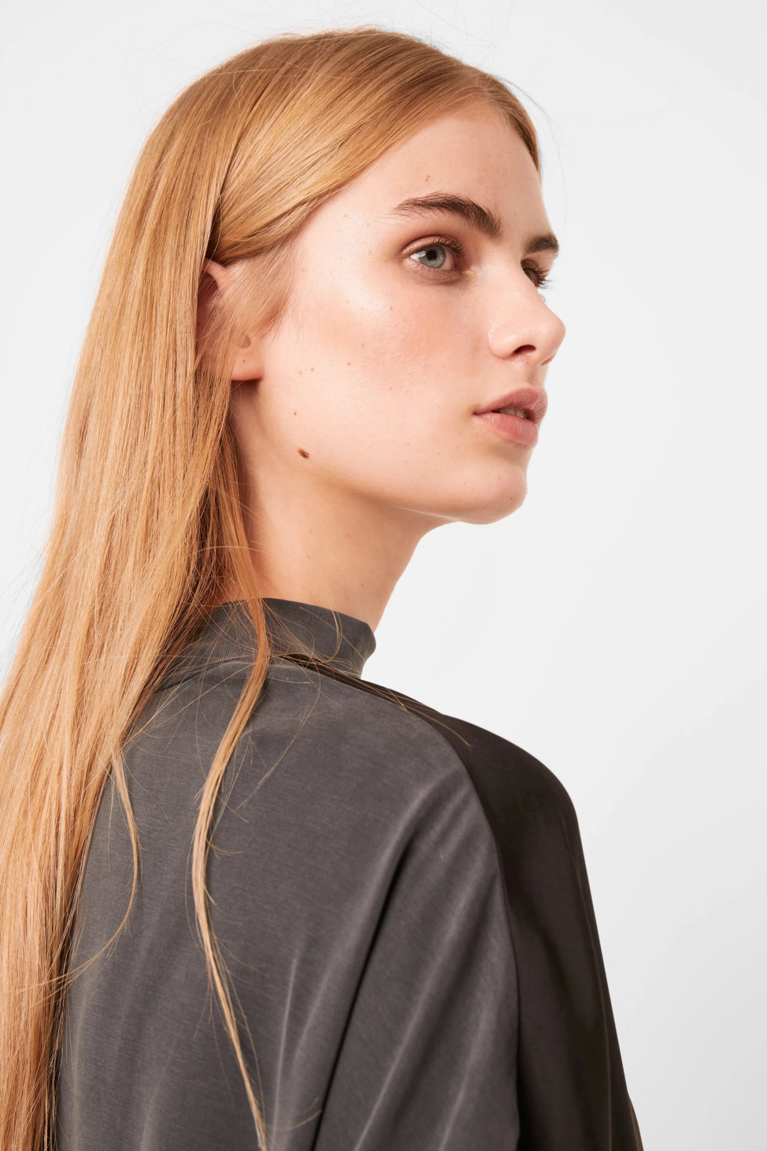 French Connection Tops Ren Cupro Mix Drawstring Hem Tee 6 French Connection Tops Ren Cupro Mix Drawstring Hem Tee