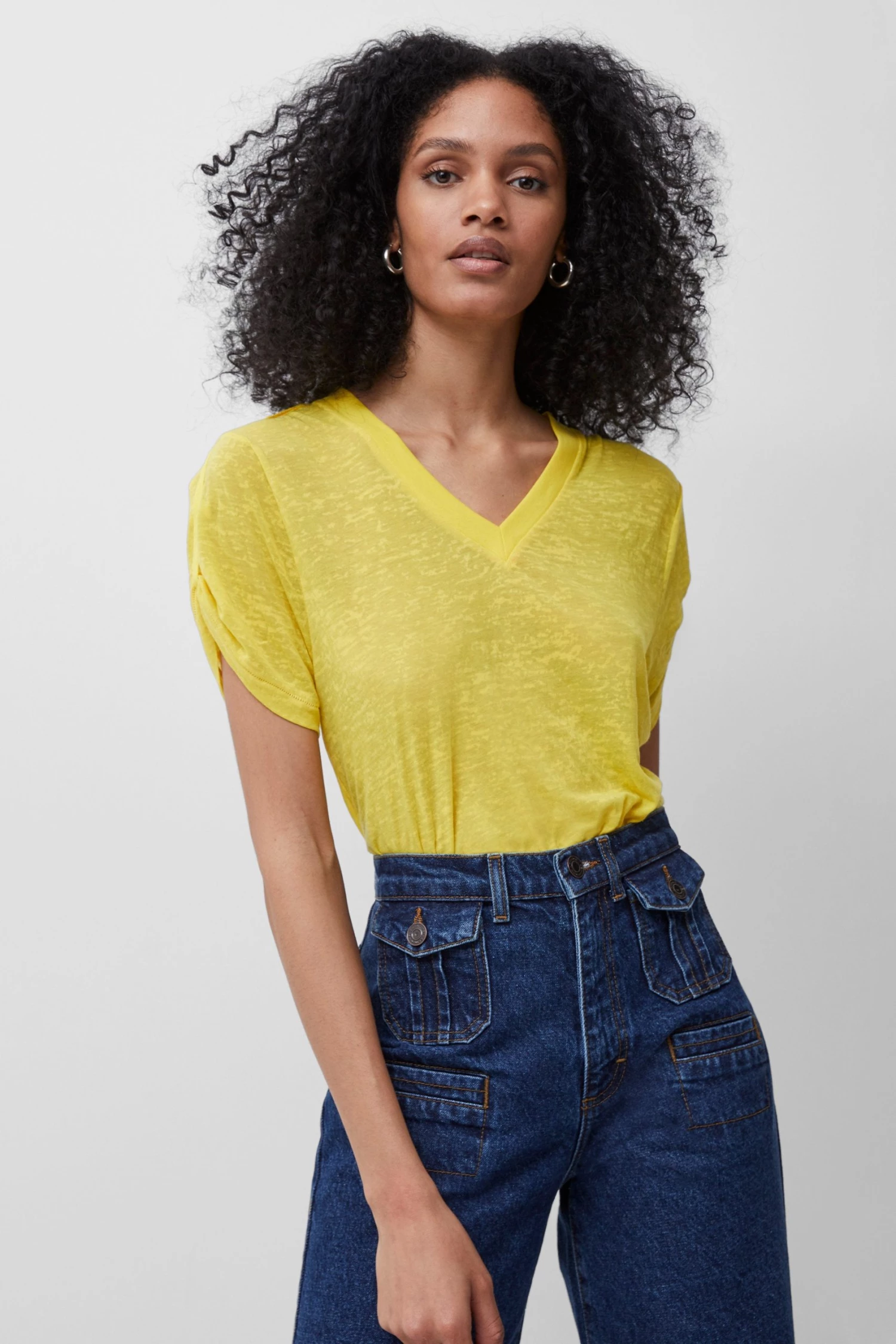 French Connection Tonie Jersey V Neck T-Shirt Sale 7 French Connection Tonie Jersey V Neck T-Shirt Sale