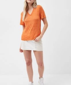 French Connection Tonie Jersey V Neck T-Shirt Sale