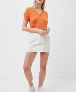 French Connection Tonie Jersey V Neck T-Shirt Sale