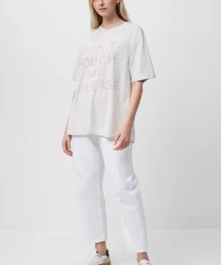 French Connection Don't Touch Me Please Organic T-Shirt Sale