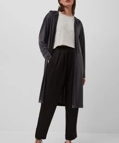 French Connection Renya Cupro Hooded Cardigan Sale