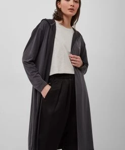 French Connection Renya Cupro Hooded Cardigan Sale