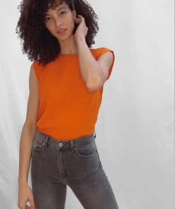 French Connection Crepe Light Sleeveless Top Sale