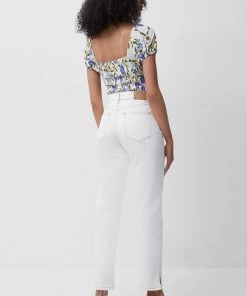 French Connection Sale Eloise Meadow Jersey Smocked Top