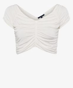 French Connection Piah Off-Shoulder Crop Top Sale