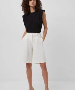 French Connection Shoulder Pad Jersey Tank Top 8 French Connection Shoulder Pad Jersey Tank Top