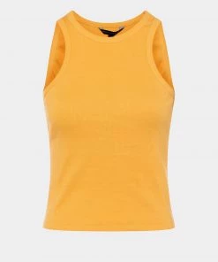 French Connection Rasha Ribbed Jersey Tank Top