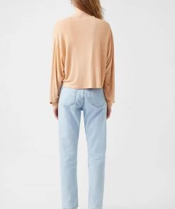 French Connection Tassa Linen Jersey Top Sale 10 French Connection Tassa Linen Jersey Top Sale