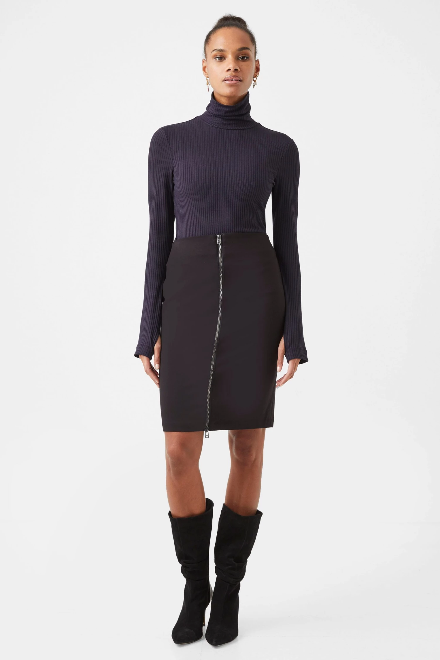 French Connection Sale Talie Modal Jersey High-Neck Top 5 French Connection Sale Talie Modal Jersey High-Neck Top