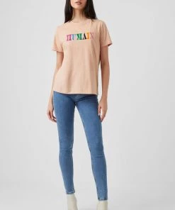French Connection Humain Organic Boyfit T-Shirt Sale