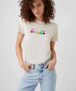 French Connection Sale Soleil Organic Boyfit T-Shirt