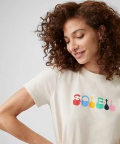 French Connection Sale Soleil Organic Boyfit T-Shirt