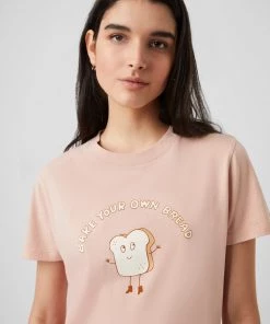 French Connection Sale Bake Your Own Bread Organic Boyfit T-Shirt