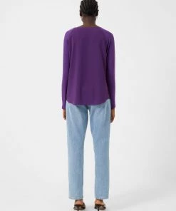 French Connection Polly Plains Ls Top Tops