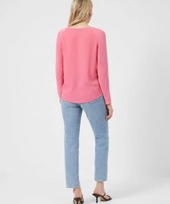 French Connection Polly Plains Ls Top Tops