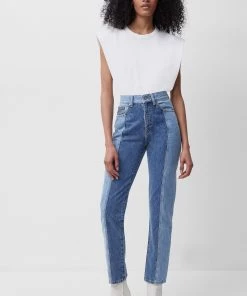 French Connection Shoulder Pad Jersey Tank Top