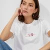 French Connection Be Kind Organic Graphic Boyfit T-Shirt