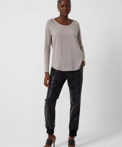 French Connection Polly Plains Long-Sleeved Top Sale