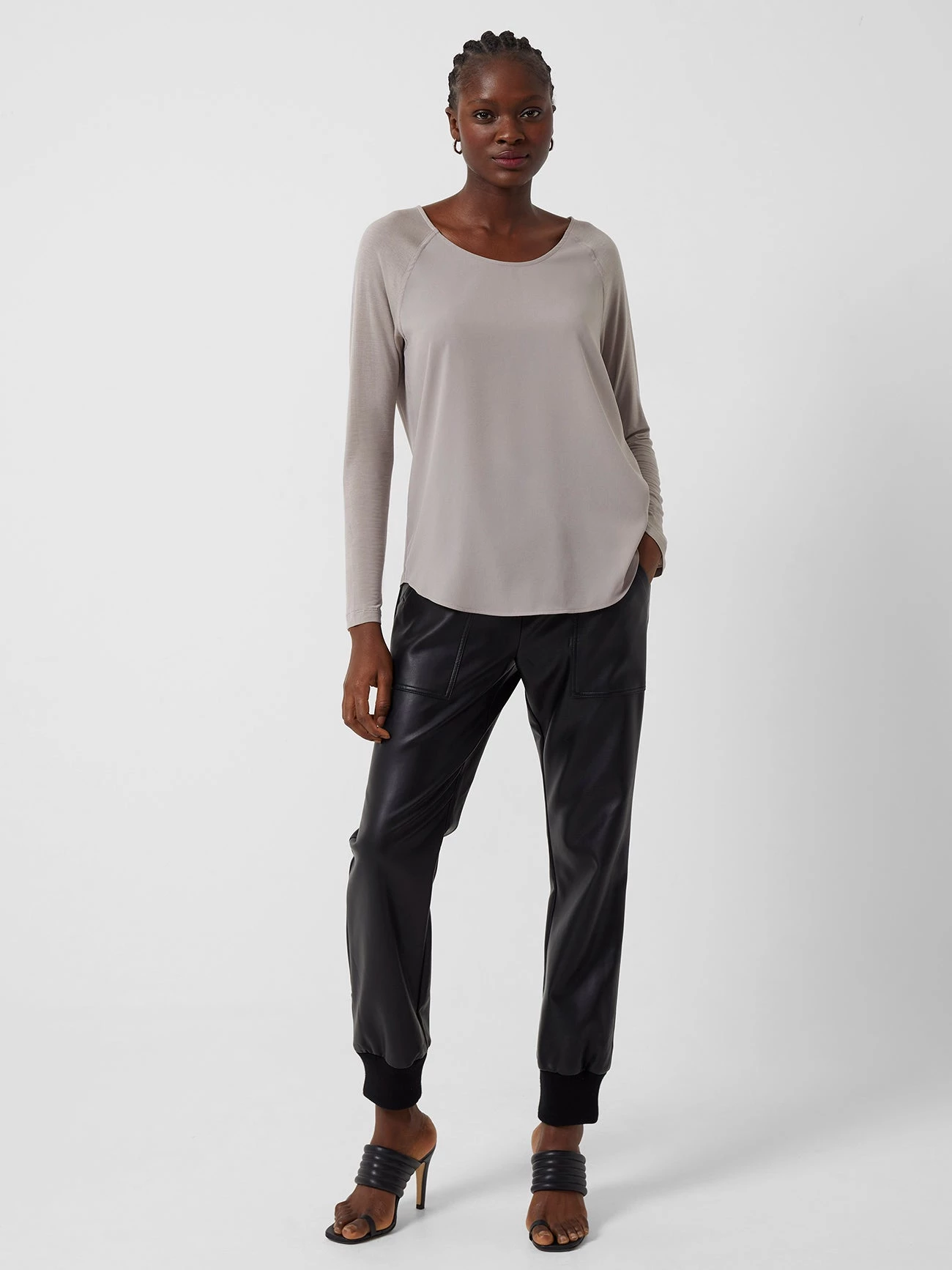 French Connection Polly Plains Long-Sleeved Top Sale 4 French Connection Polly Plains Long-Sleeved Top Sale