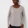 French Connection Polly Plains Long-Sleeved Top Sale
