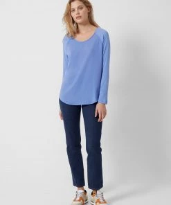 French Connection Sale Polly Plains Long-Sleeved Top