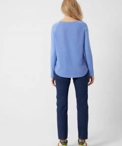French Connection Sale Polly Plains Long-Sleeved Top